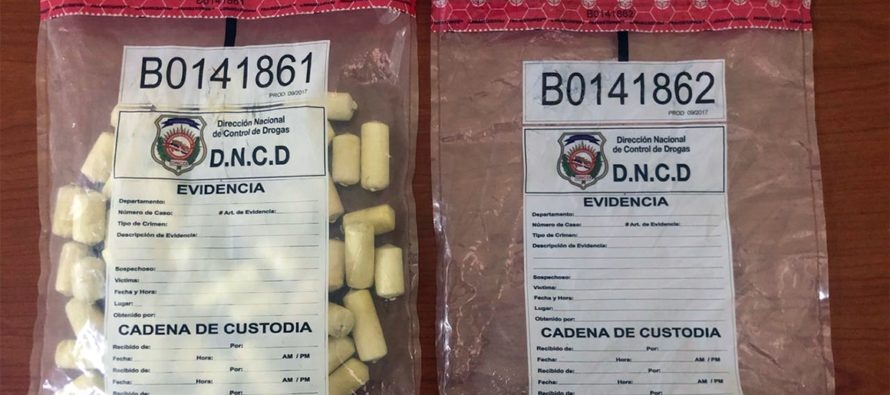 La Romana: DNCD arresta mujer viajaría a Italia con 71 bolsitas de cocaína