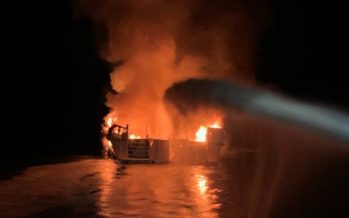 25 fallecidos tras incendio en un barco en California