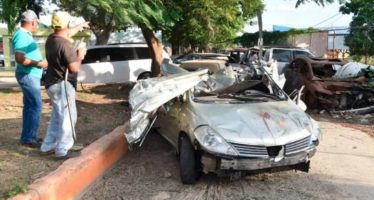 Mueren tres hermanos en accidente de tránsito en Santiago