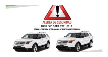 ¡Atención! Informan desperfectos en Ford Explorer 2011-2017; si tienes una debes leer esto