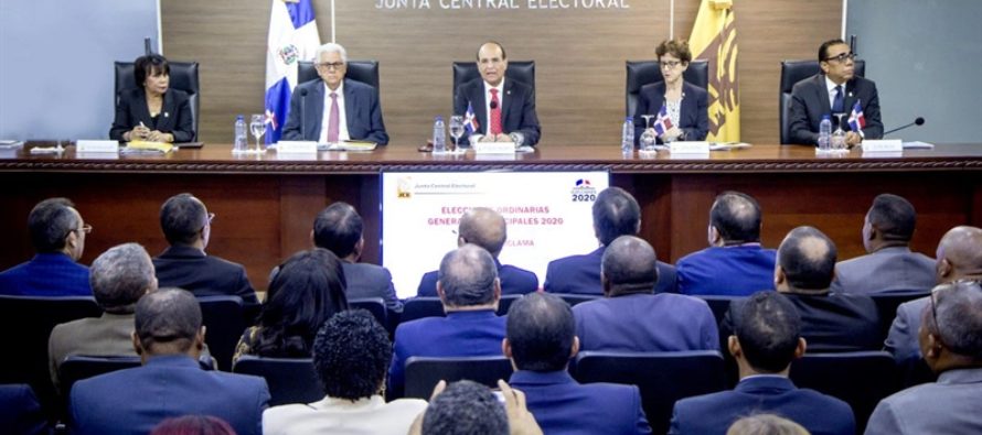 JCE deja abierta campaña electoral para elecciones municipales febrero 2020