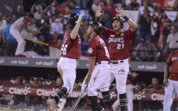 Gigantes superan a las Águilas 7-5; empatan con los Tigres en el tercero