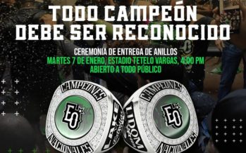 Estrellas entregarán hoy anillos de campeones