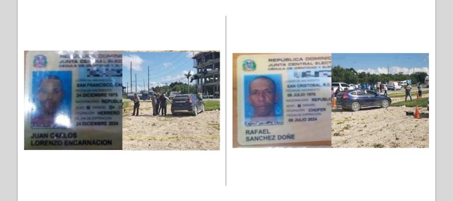 Dos detenidos por el asesinato de dos personas en la zona de Bávaro