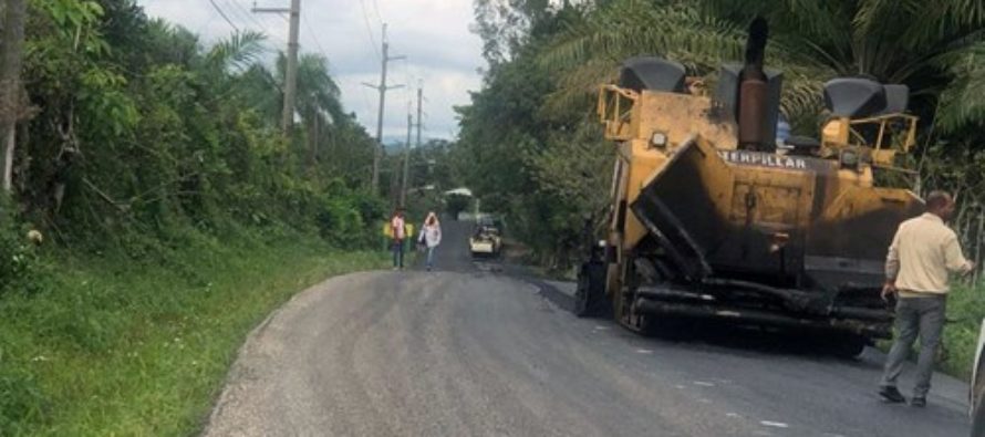 Agilizan trabajos de reconstrucción de carretera Hato Mayor-Sabana de la Mar