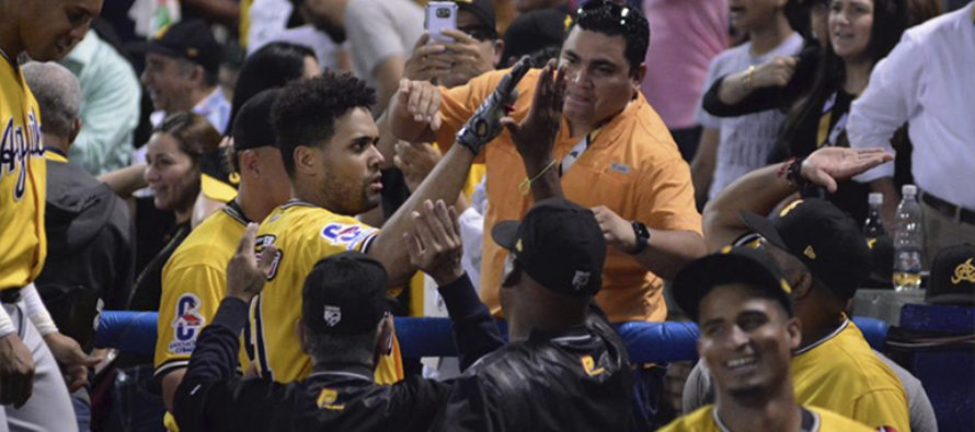 Águilas vencen al Escogido y empatan en segundo con Licey