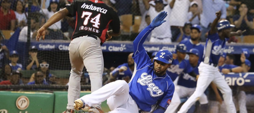 Licey derrota al Escogido en fiesta de palos; se afianzan en primer lugar