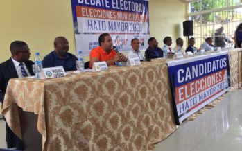 Participan 10 de los 11 candidatos a alcalde en el Debate Electoral Hato Mayor