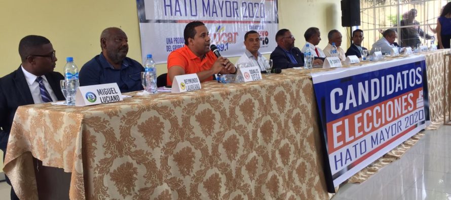 Participan 10 de los 11 candidatos a alcalde en el Debate Electoral Hato Mayor