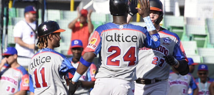 Espino y O’Brien guían triunfo de RD ante Colombia