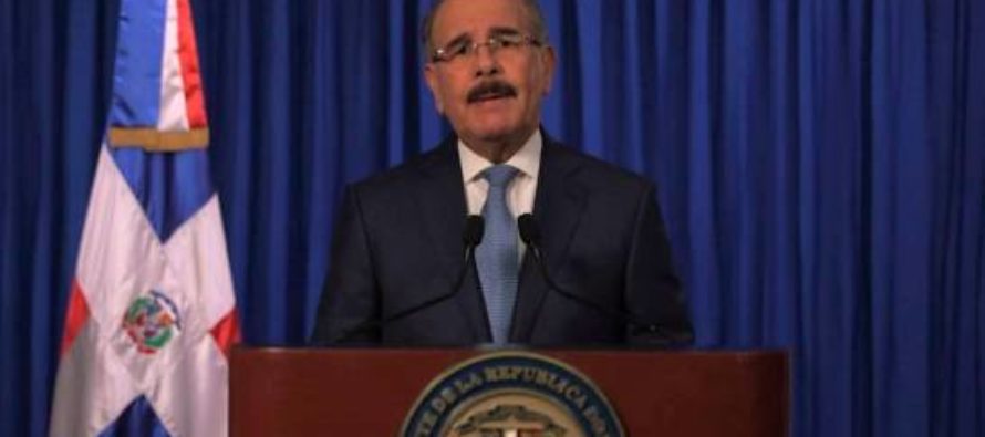 Danilo Medina hablará al país mañana domingo