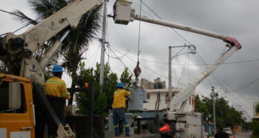 EDE Este informa que trabaja en circuitos afectados por tormenta Isaías