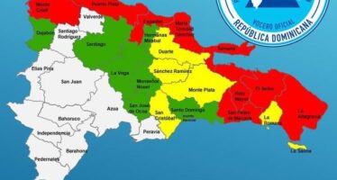 22 provincias en alerta ante tormenta Laura; 9 en alerta roja, 5 amarilla y 6 en verde