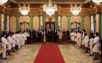 Juramentan las gobernadoras provinciales en el Palacio Nacional