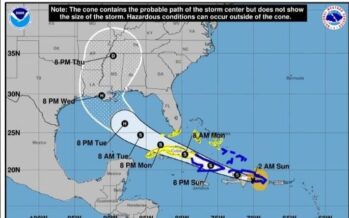 La tormenta Laura toca territorio dominicano