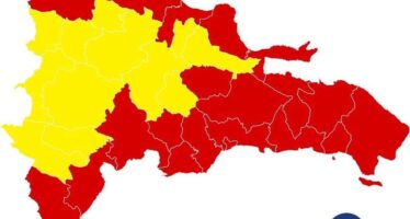 COE: continúan 20 provincias en alerta roja y 12 en amarilla
