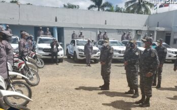 Director de la Policía realiza supervisión en Hato Mayor previo a la instalación del 911