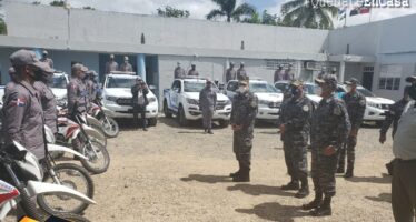 Director de la Policía realiza supervisión en Hato Mayor previo a la instalación del 911