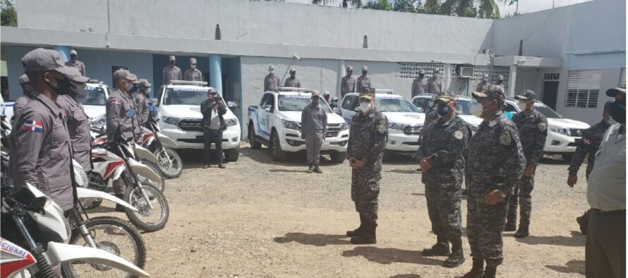 Director de la Policía realiza supervisión en Hato Mayor previo a la instalación del 911