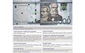 Banco Central informa que a partir de hoy circulará un nuevo billete de RD$2,000.00