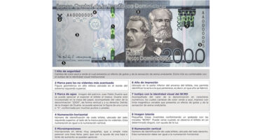 Banco Central informa que a partir de hoy circulará un nuevo billete de RD$2,000.00