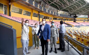 Comisión de Salud Pública y LIDOM inspeccionan el Estadio Cibao