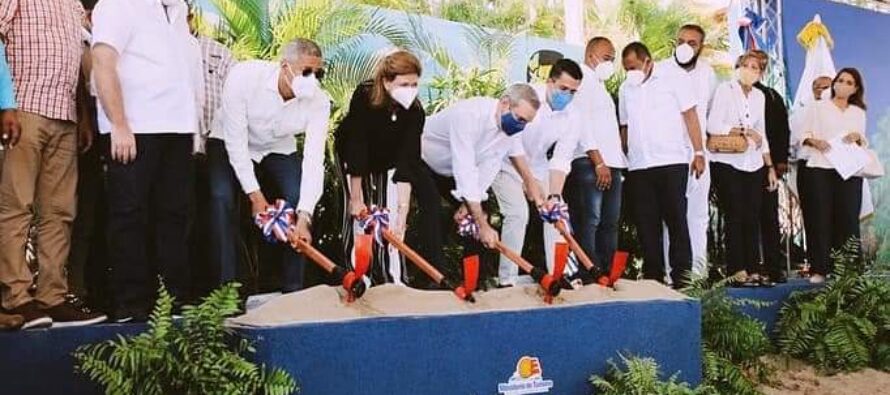 Dan primer picazo para construcción de torres de seguridad en carretera Cabarete-Puerto Plata