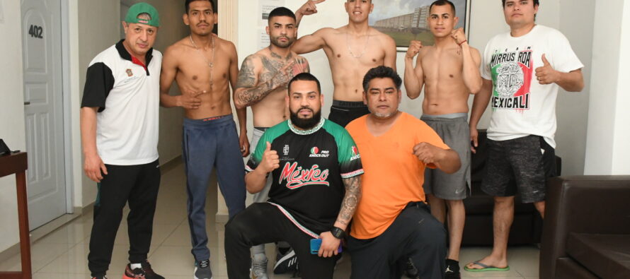 Llegan a RD boxeadores mexicanos; tienen una “Guerra de Puños” con púgiles dominicanos