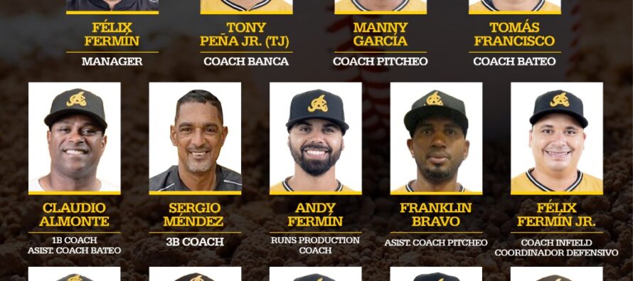 Águilas Cibaeñas completan su staff de coaches para la temporada 2021-2022