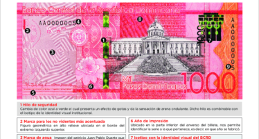 Banco Central emite billete de RD$1,000, serie 2020 con nuevo hilo de seguridad