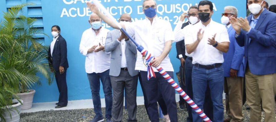 Luis Abinader entrega y deja iniciadas obras en San Pedro de Macorís