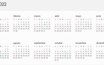 Planifícate: Conoce los días feriados del año 2022