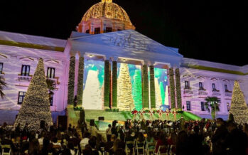 Llegó la Navidad al Palacio Nacional