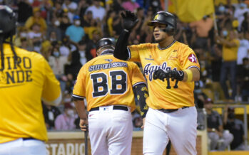 Águilas derrotan a los Gigantes con cuadrangular de Juan Lagares