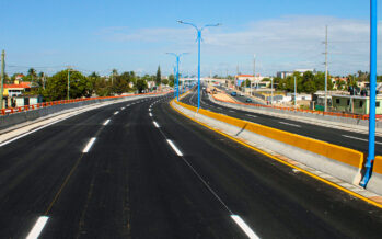 Obras Públicas dio apertura provisional al elevado del distribuidor de Andrés Boca Chica