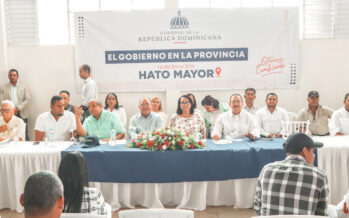 Director de Bienes Nacionales y el CEA rinde cuentas de obras que ejecuta el Gobierno en Hato Mayor