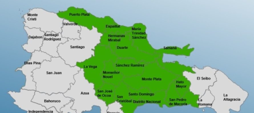 El COE mantiene 15 provincias en verde