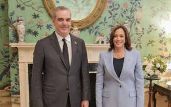 Presidente Luis Abinader se reúne con vicepresidenta de Estados Unidos, Kamala Harris