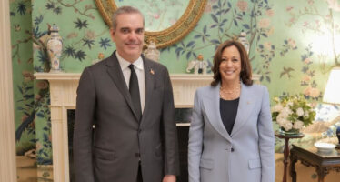 Presidente Luis Abinader se reúne con vicepresidenta de Estados Unidos, Kamala Harris