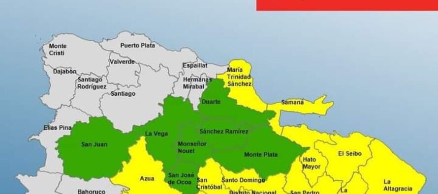 El COE coloca 19 provincias en alerta por la tormenta tropical Fiona