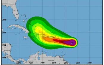 ONAMET modifica la alerta meteorológica temprana por posibles condiciones de tormenta tropical