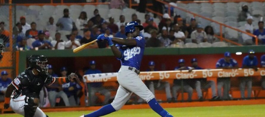 Licey gana su tercero corrido al vencer a los Toros