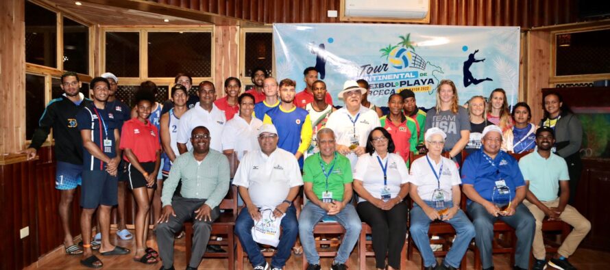 Autoridades y empresarios solicitan a la Norceca instituir tour de voleibol de playa en Hato Mayor