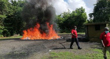 República Dominicana ha incinerado más de 32 toneladas de drogas en lo que va de año