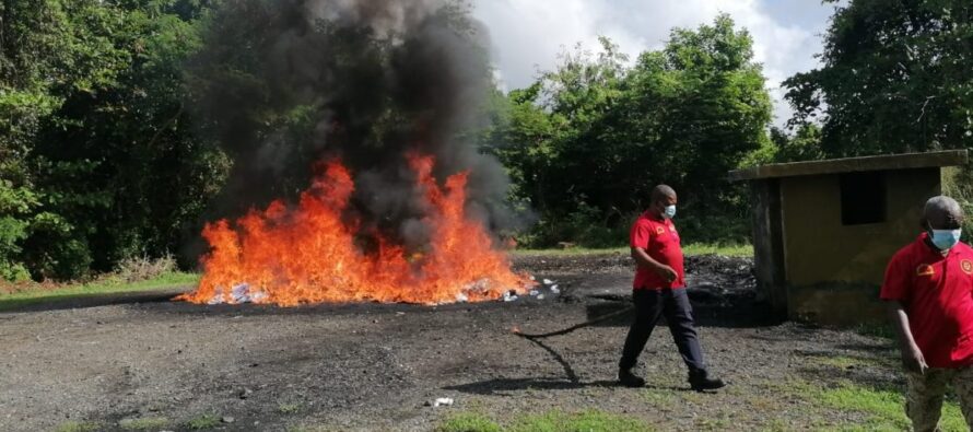 República Dominicana ha incinerado más de 32 toneladas de drogas en lo que va de año