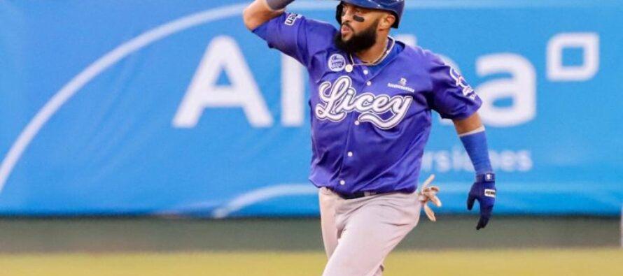 Licey derrota a los Gigantes apoyado en jonrón con bases llenas de Emilio Bonifacio