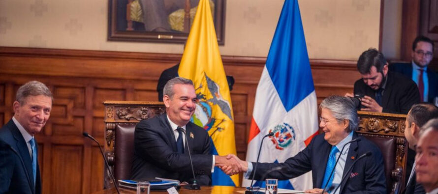 República Dominicana y Ecuador acuerdan iniciar conversaciones para evaluar posible explotación de gas natural