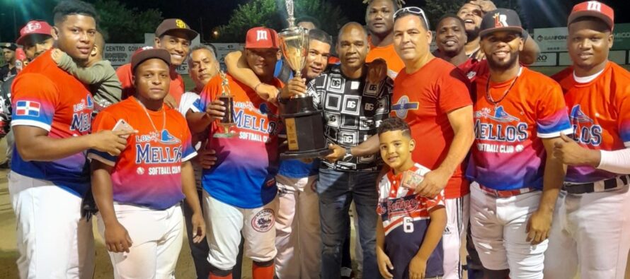 Los Mellos Softball Club ganan el V clásico Alberto Inoa celebrado en Constanza