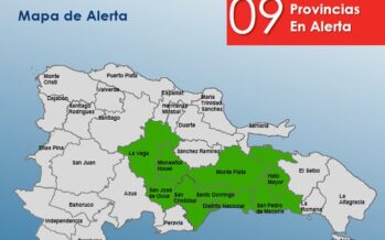 El COE coloca 9 provincias en alerta verde