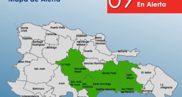 El COE coloca 9 provincias en alerta verde